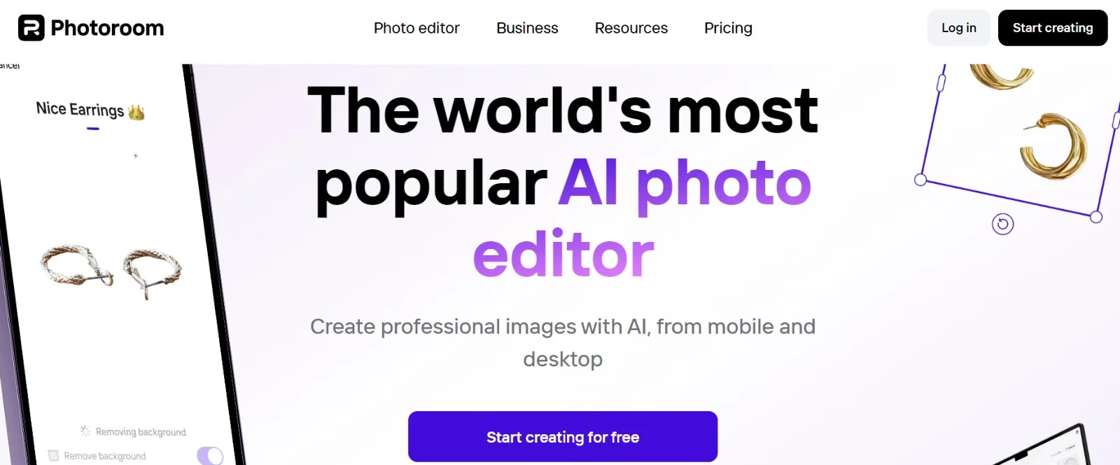 AI Marketing Tool#11 PhotoRoom - Nocodeprovider