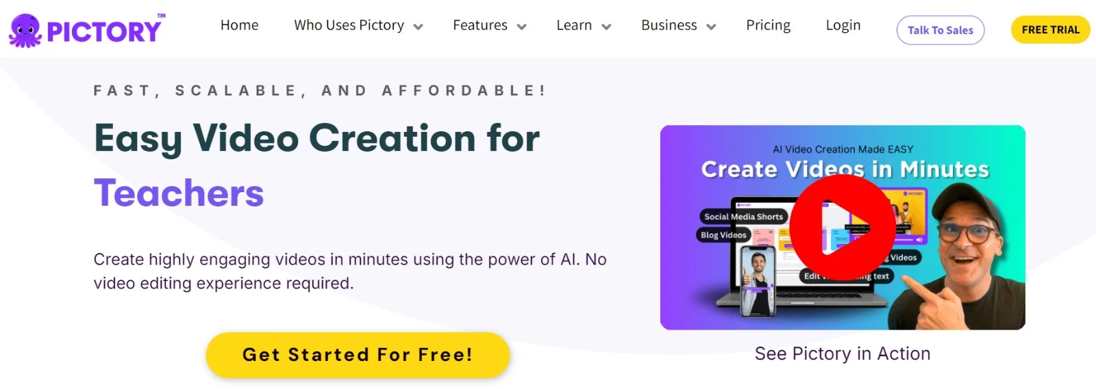 AI Marketing Tool#23 Pictory - Nocodeprovider