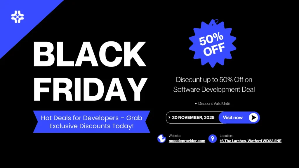 _Black Friday Software Development Deal - Nocodeprovider