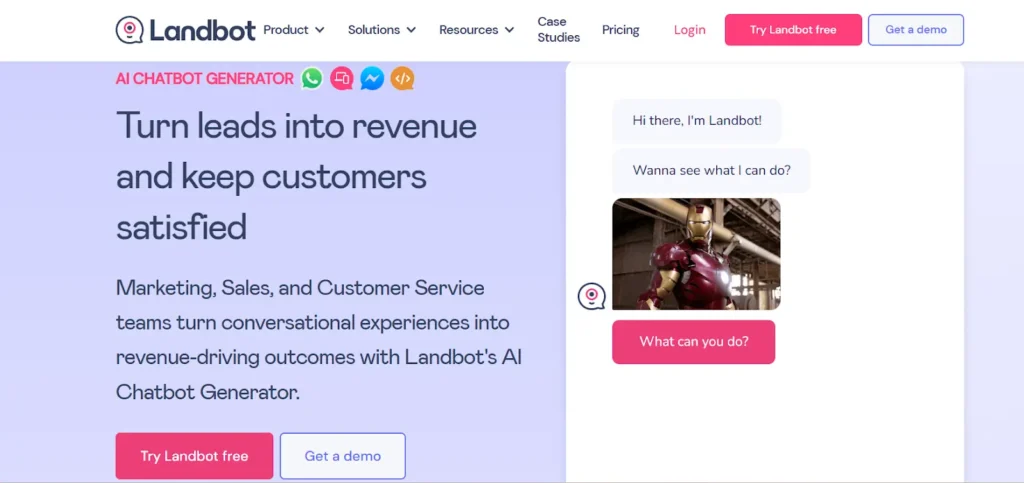 Landbot.io: A Visual Chatbot Creation Platform - Nocodeprovider